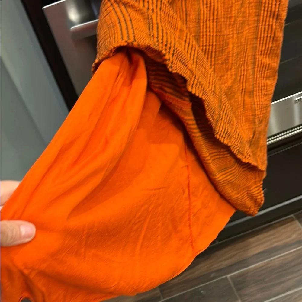 Free People Orange Maxi Dress